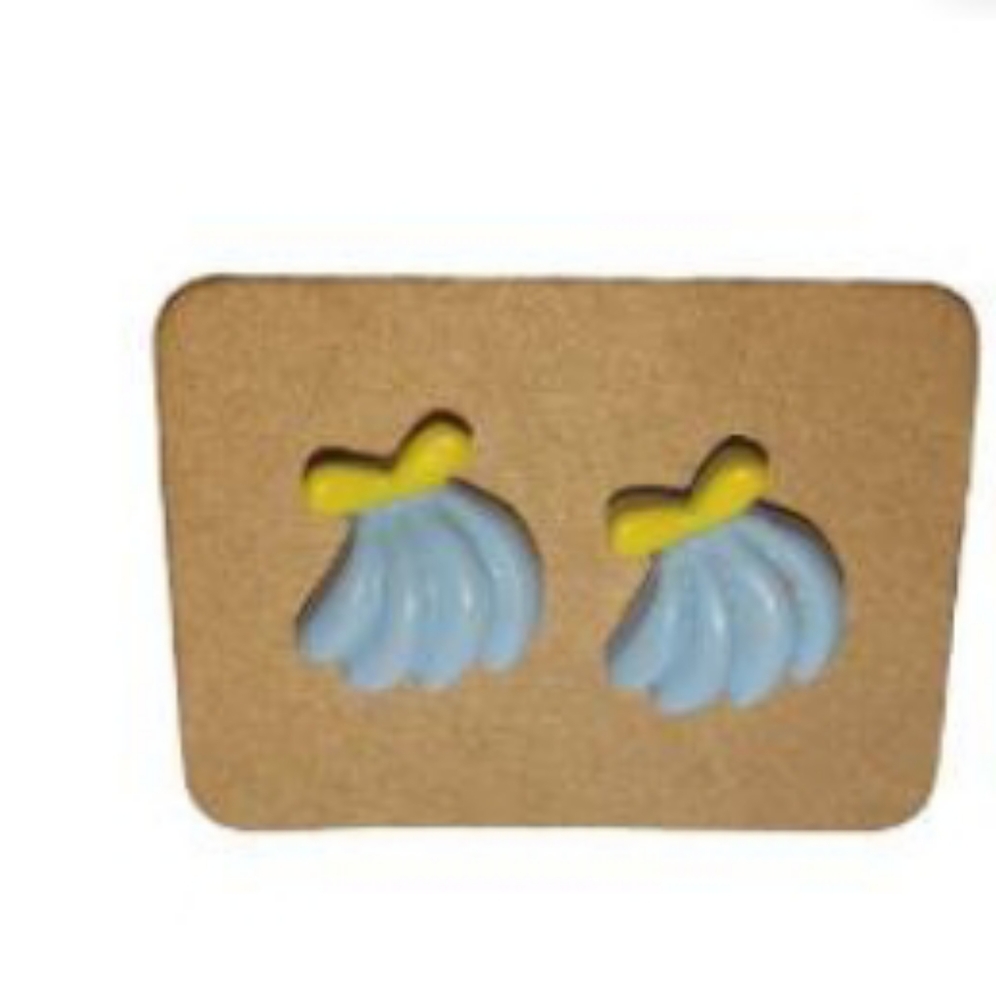 Blue Banana Earrings